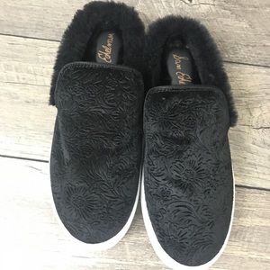Sam Edelman fur slides